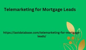 Telemarketing for Mortgage Leads